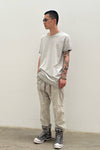 BORIS BIDJAN SABERI Short Sleeve T-Shirt TS ONE PIECE RF F035 Faded Light Gray 2 PBBS21